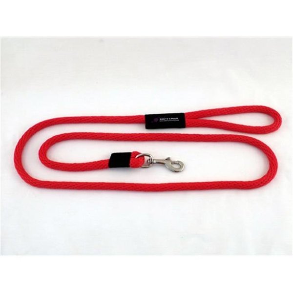 Soft Lines Soft Lines P10606RED Dog Snap Leash 0.37 In. Diameter By 6 Ft. - Red P10606RED